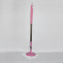 Home Cleaning Stainless Steel 360° Rotating Pole - Microfiber Mop with Adjustable Rod Stick Mix Color) the24kgal