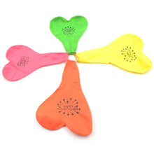 Heart shaped balloons Kinds of Rainbow Party Latex Balloons for Birthday / Anniversary / Valentine's / Wedding / Engagement Party Decoration Multicolor (4 Pcs Set) the24kgal