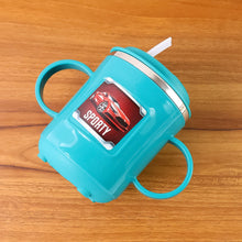 Kids Sporty Sipper Mug with Straw and Dual Handles Approx 300ml (1 Pc) the24kgal