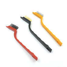 Mini Wire Brush Set - Brass, Nylon, Steel for Cleaning & Rust Removal (3 Pcs Set) the24kgal