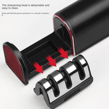 3-Stage Knife Sharpener, Knife grinder Three-sided blade for both water (1 Pc) the24kgal