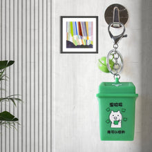 Trash Can Keychain Recycle Can Keyring Novelty Keychain Garbage Classification keyholder for and Adults the24kgal