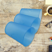 Reusable Plastic Drinking Tumblers - 4-Piece Transparent Water Cup Set for Kitchen & Dining the24kgal