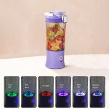 Eletric Crusher Juicer With Multicolor Light, 8 Blades (600 ML / Multicolor) the24kgal