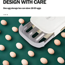 Egg Storage Box Plastic Egg Drawer Fridge Egg Organizer Egg Keeper Refrigerator Egg Drawer Plastic Egg Carton Covered Egg Holder Pantry Egg Bin Household Egg Tray (1 Pc) the24kgal