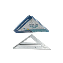 Double-Sided 45° Triangle Ruler – 7-Inch Aluminum Alloy Rafter Square for Home & Industrial Use the24kgal