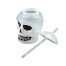 Ghost Face Bottle Water Bottle, Drinking Cup with Lid and Straw, Party Favors Summer Hawaiian and Beach Party Decorations for Kids Adults With Brown Box(1 Pc) the24kgal