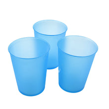 Reusable Plastic Drinking Tumblers - 4-Piece Transparent Water Cup Set for Kitchen & Dining the24kgal