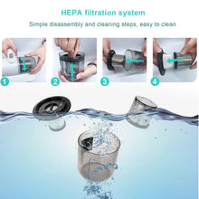 Powerful Suction Portable Handheld Vacuum Cleaner - Low Noise Vacuum Cleaner for Bed - Cordless Vacuum Cleaner for Car Seat Crevices Pillows, Mattresses, Sofas Wireless Anti Dust and Mite Cleaner the24kgal