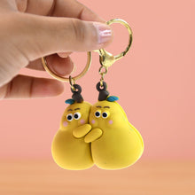 2-in-1 Cute Cartoon Couple Keychain the24kgal