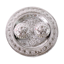 Round Shape Special Puja Thali, Kumkum Thali Holder (1 Pc / Small) the24kgal