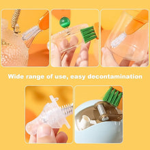 3-in-1 Multifunctional Cleaning Brush Set – Mini Bottle, Cup & Lid Cleaner (1 Pc) the24kgal