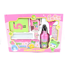 12-Piece Stationery Set: Pencil Box, Pencils, Erasers & More the24kgal