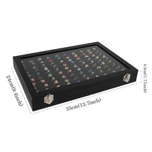 Ring Holder Organizer Box, Jewelry Ring Display Case (35x24 CM) the24kgal