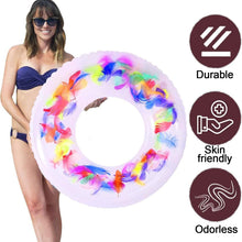 Swim Ring, For Adults, Conveniently Portable, Feathers, Swimming Ring, For Water Play, For Beaches, Swimming, Summer Vacation, Women's, Men's (1 Pc) the24kgal