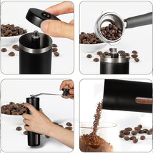 Portable Stainless Steel Manual Coffee Grinder (1 Pc) the24kgal