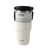 High Quality Stainless Steel Vacuum Glass Insulated Glass Coffee Cups Double Walled Travel Mug, Car Coffee Mug (With Lid & Handle / 1 Pc) the24kgal