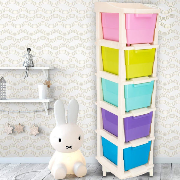 5 Layer Multi-Purpose Modular Drawer Storage System the24kgal