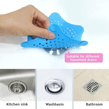 Star Shape Suction Cup Kitchen Bathroom Sink Drain Strainer Hair Stopper Filter, Star Shaped Sink Filter Bathroom Hair Catcher, Drain Strainers Cover Trap Basin (1 Pc) the24kgal