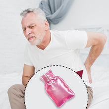 Simple Pink small Hot Water Bag with Cover for Pain Relief, Neck, Shoulder Pain and Hand, Feet Warmer, Menstrual Cramps. the24kgal