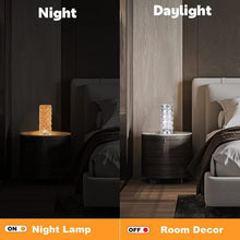 Crystal Touch Night Light for Bedroom Decor (16 Colors, Remote, USB) the24kgal