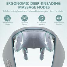 Neck & Shoulder Massagers with Heat, Electric Rechargeable (1 Pc) the24kgal