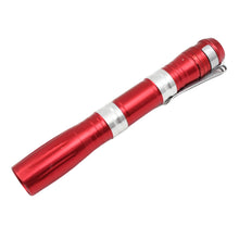 Portable Mini Torch / Flashlight LED Powerful High Lumens Pen Light with Clip, Portable Pocket Compact Torch for Emergency AA Battery operated (1 Pc / Battery not included) the24kgal