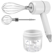 Hand Mixer Food Chopper Cordless 3 in 1 Electric Hand Mixer (1 Set) the24kgal