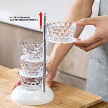 5 Section 360° Rotating Vertical Seasoning Box Plastic Pickle Tower | Spice Rack (5 Layer with 5 Plastic Spoon / 1 Set) the24kgal