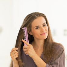 Rechargeable Mini Hair Straightener, Travel Portable USB Charging Cordless Hair Straightener Bursh, Three Temperature Adjustments Flat Iron Comb (1 Pc) the24kgal