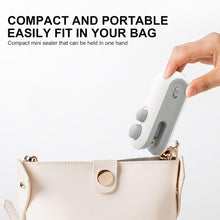 Mini Bag Sealer, 2 in 1 Seal & Cutter Heat Sealers the24kgal