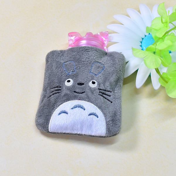Totoro Cartoon Small Hot Water Bag with Cover for Pain Relief the24kgal