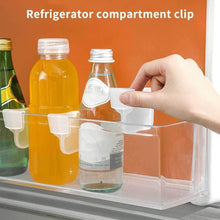 Plastic Storage Baskets Space allocator, Refrigerator Organizer Bins partition Clip (10 Pcs Set) the24kgal