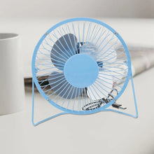 USB Table Desk Personal Metal Electronic Fan, Compatible with Computers, Laptops, Student Dormitory, Suitable For Office, School Use (1 Pc) the24kgal