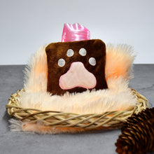 Paw Print Small Hot Water Bag with Cover for Pain Relief the24kgal