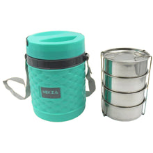 Double Wall Insulated Tiffin with Handle (1 Pc): Stackable, Hot Food Container the24kgal