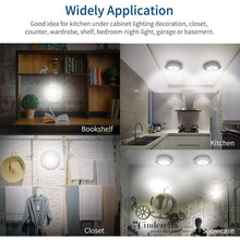 LED Light Under Closet Battery Powered Closet Wall Lamp with Remote Control Bedroom Kitchen Set of 3 LED Lights And 1 Remote Control (Battery Not Included) the24kgal