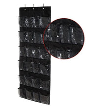 24 Grid Over the Door Shoe Organizer Rack Hanging Storage Space Saver (1 Pc) the24kgal