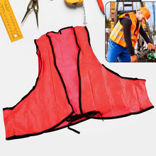 Economy PVC Safety Vest – Soft Vinyl, Tie Closure, High Visibility the24kgal