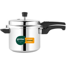 Aluminium Classic Goldex Pressure Cookers With Outer Lid (5 Litres / 5-Year warranty,  ISI Number :- 2347, BIS Number :- CM/L -7600164310 the24kgal