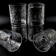 Glass Tumbler Set, Juice Glasses and Transparent Water Glass (6 Pcs Set) the24kgal