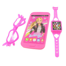 Barbiee Musical Phone, Watch & Glasses Set for Girls – ABS Calling Toy (3-Piece, Battery Not Included) the24kgal