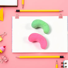 Cashew Nut Eraser Rubber Erasers (1 Pc / Mix Colour & Design) the24kgal