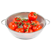 Stainless Steel Colander with Handle, Large Strainer Basket for Kitchen (25.5 cm) the24kgal