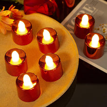 Electrical Candles Diya LED Tea Light, Plastic Candle Light Candle Candle (24 Pc Set) the24kgal