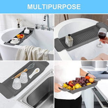 Retractable Bath Caddy, Retractable Bathtub (78 Cm Long Adjust / 1 Pc / With White Box) the24kgal