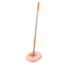360° Rotatable Ceiling Dust Cleaning Mop Extendable Long Lightweight Handle Mop Heads Pad, Spin Scrubber for Ceiling Floor Bathroom Kitchen Tile the24kgal