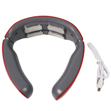 4 Heads Smart Electric Neck and Back Pulse Massager (1 Pc / Mix Design) the24kgal
