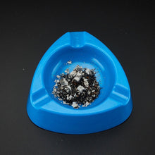 Oblivion Durable Plastic Ashtray with Wide Bowl and Triple Cigarette Holder Slots (1 Pc) the24kgal