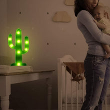 LED Cactus Light, LED Desk Lamp, LED Table Lamp (1 Pc / Battery not Included) the24kgal